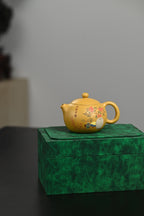 『西施』 黄金段·容量190cc·9孔出水·内推·秦国萍（国家级高级工艺美术师）