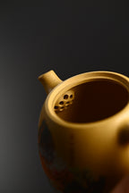 『汉铎』 黄金段·容量180cc·9孔出水·内推·秦国萍（国家级高级工艺美术师）