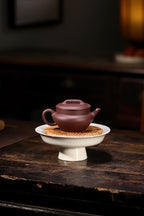【丕饮】 泥料：原矿紫茄泥 容量：170cc 孔数：球孔