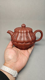 证书全配套 【筋纹合菱】制壶：焦亚强 (国家级工艺美术师) 泥料：原矿底槽清 容量：450cc
