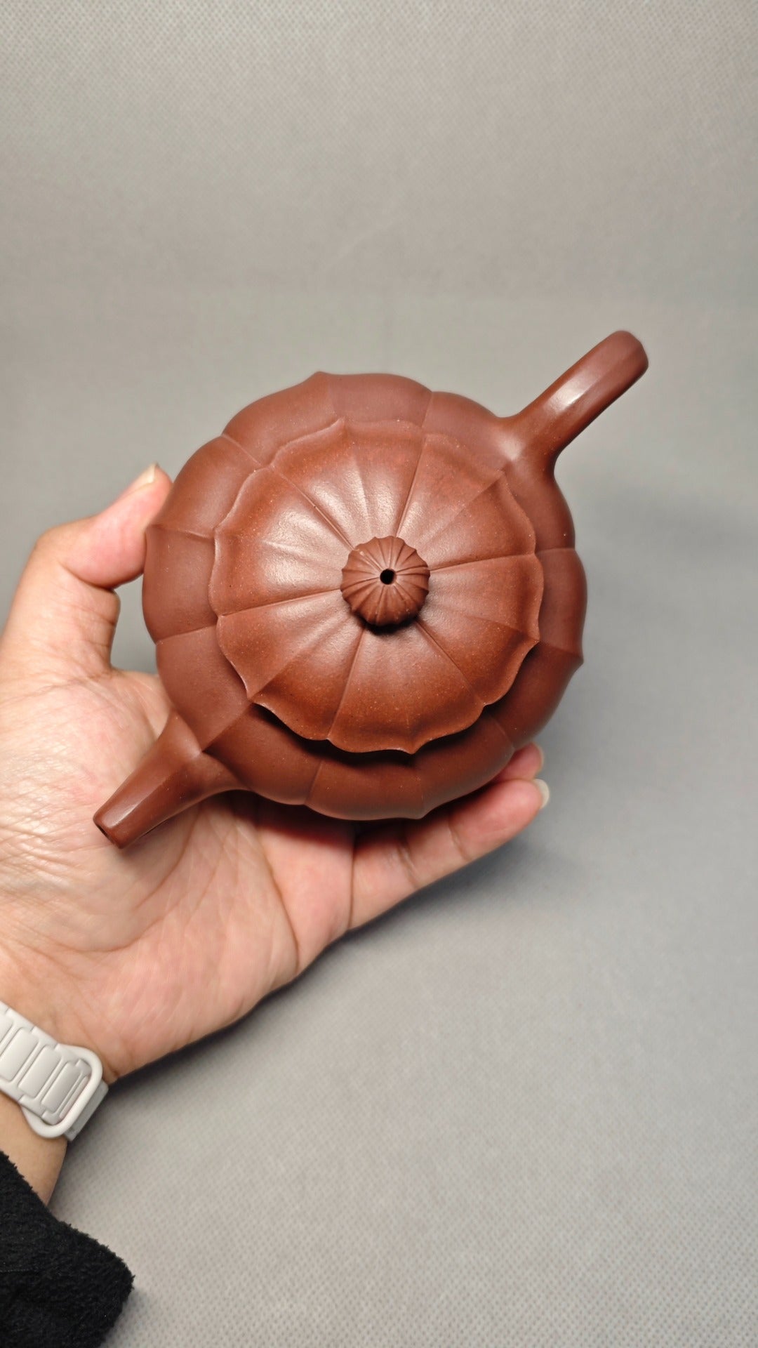 证书全配套 【筋纹宫灯】  制壶：焦亚强   (国家级工艺美术师) 泥料：原矿底槽清 容量：450cc