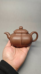 证书全配套 【四方传炉】  制壶：焦亚强   (国家级工艺美术师) 泥料：原矿紫玉金砂 容量：340cc