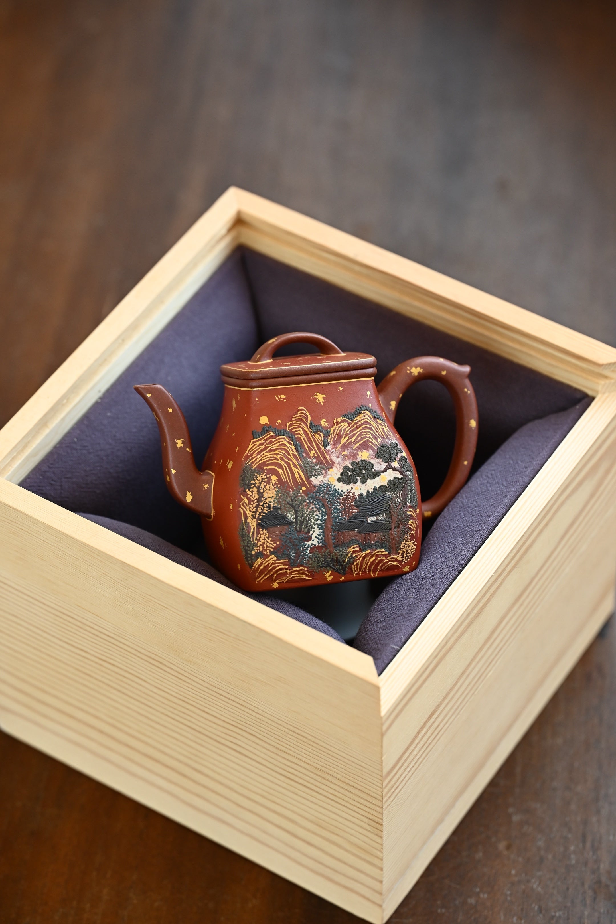 饮方·秋·全手工/六届全手工大赛一等奖高工施昌作品/容量200cc/原矿底槽清
