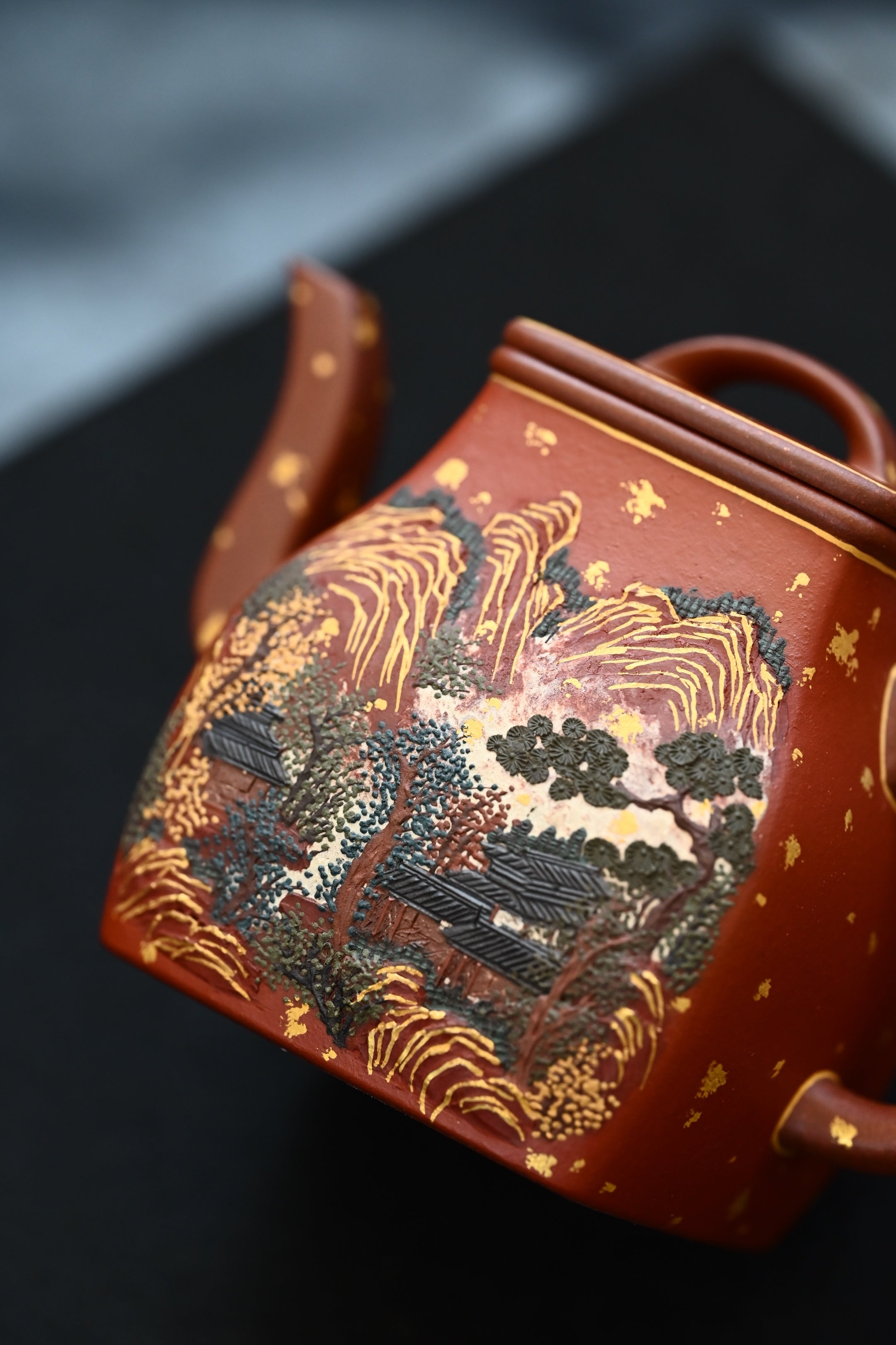 饮方·秋·全手工/六届全手工大赛一等奖高工施昌作品/容量200cc/原矿底槽清