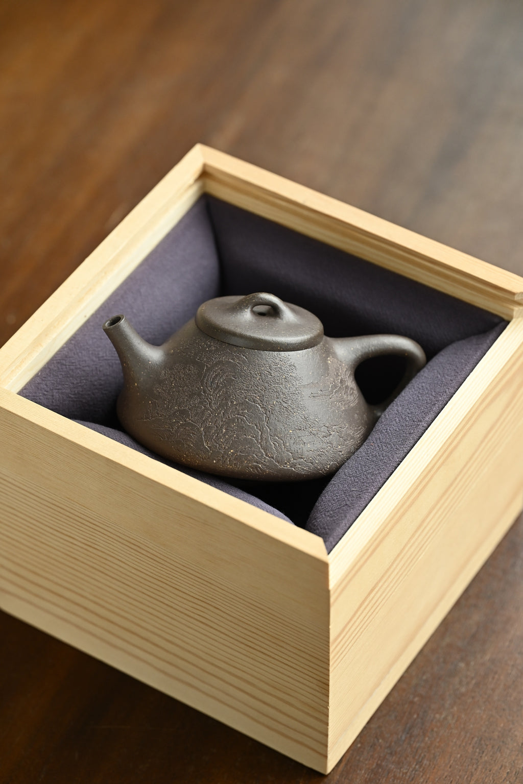 子冶石瓢·全手工 /大生壶第五代传人，范家壶庄少庄主范坚作品 /容量230cc/家藏青段