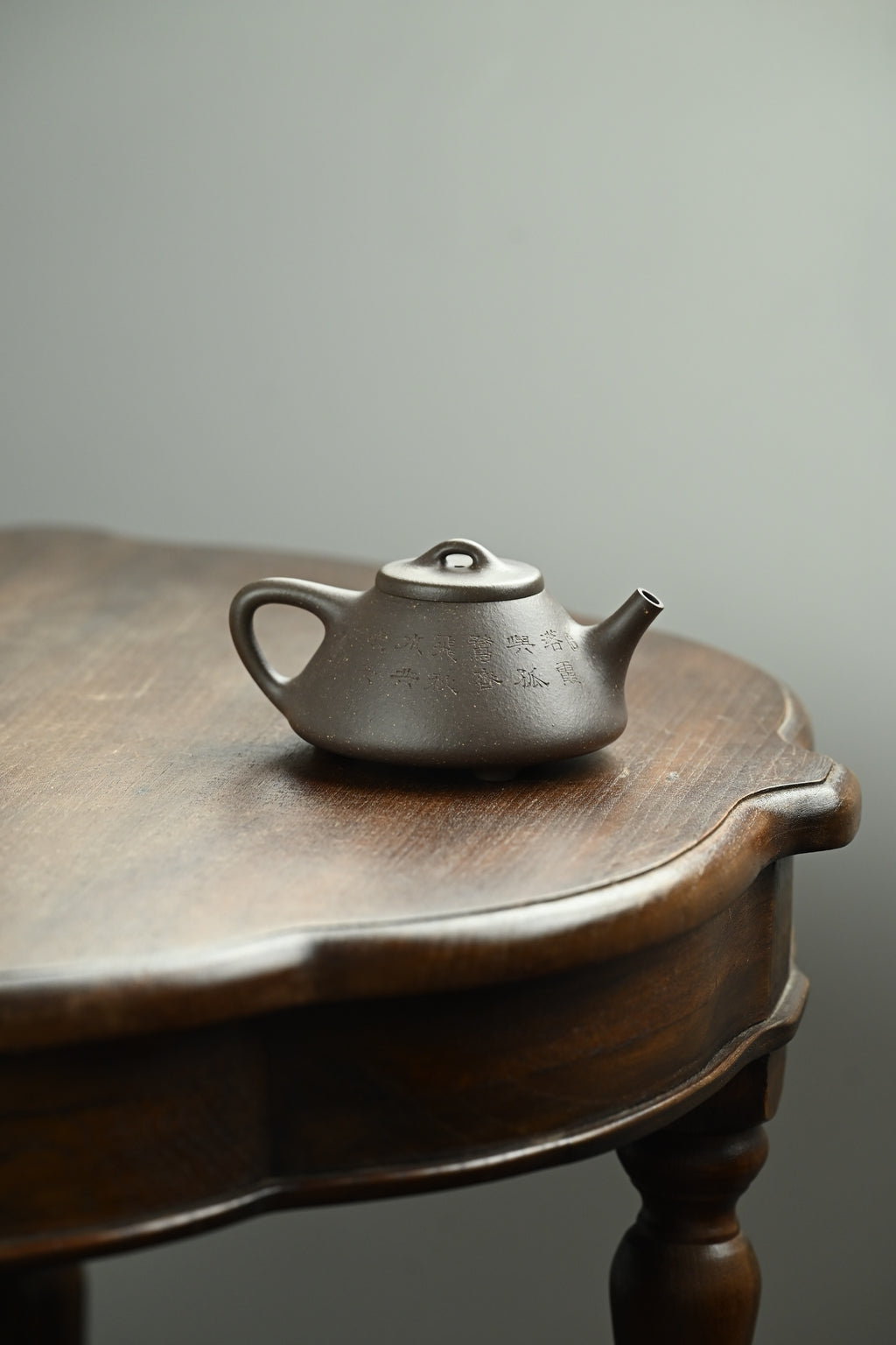 子冶石瓢·全手工 /大生壶第五代传人，范家壶庄少庄主范坚作品 /容量230cc/家藏青段