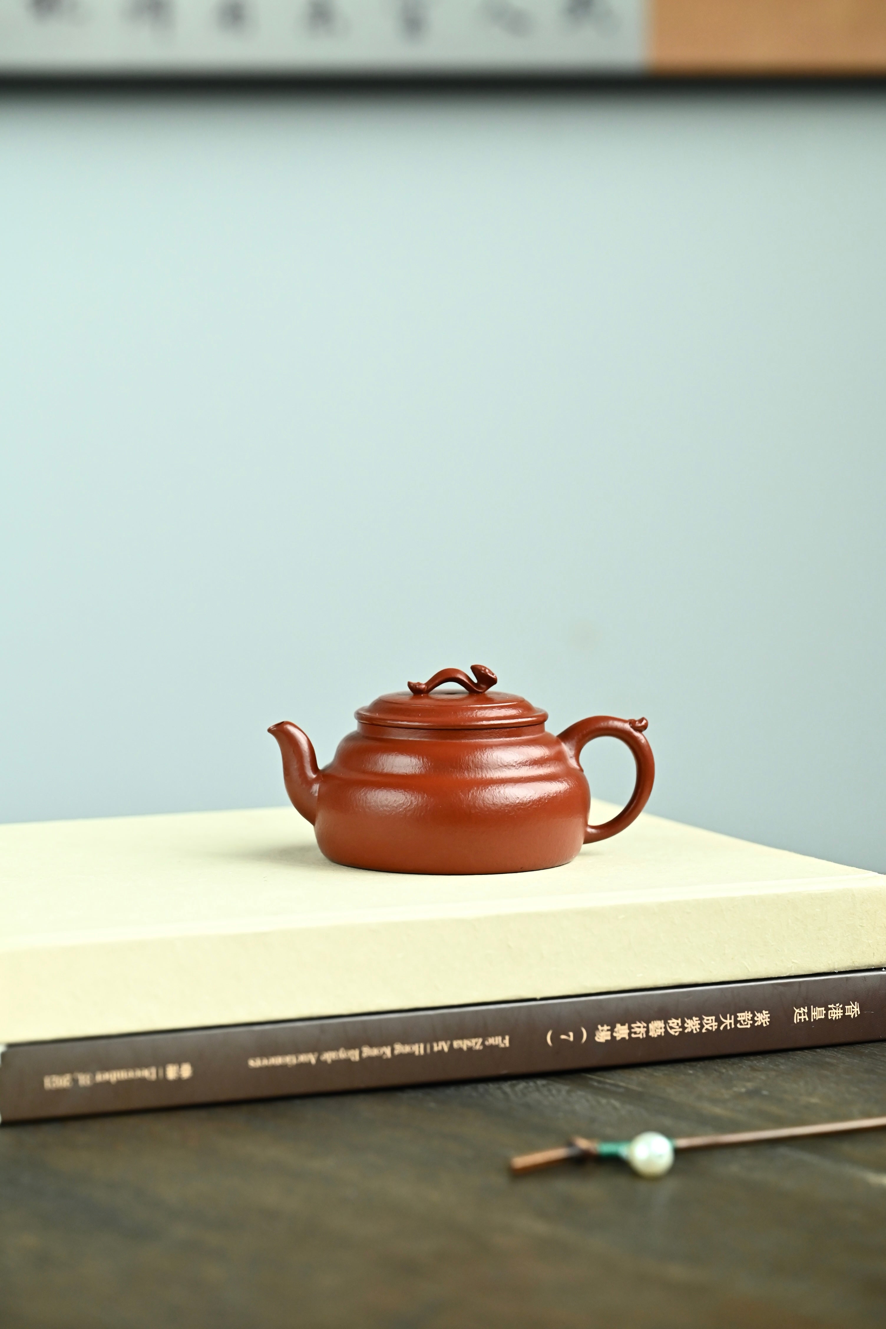 如意连连·全手工 /大拍陶手雷罡作品（师承范伟群）/容量150cc/家藏朱泥