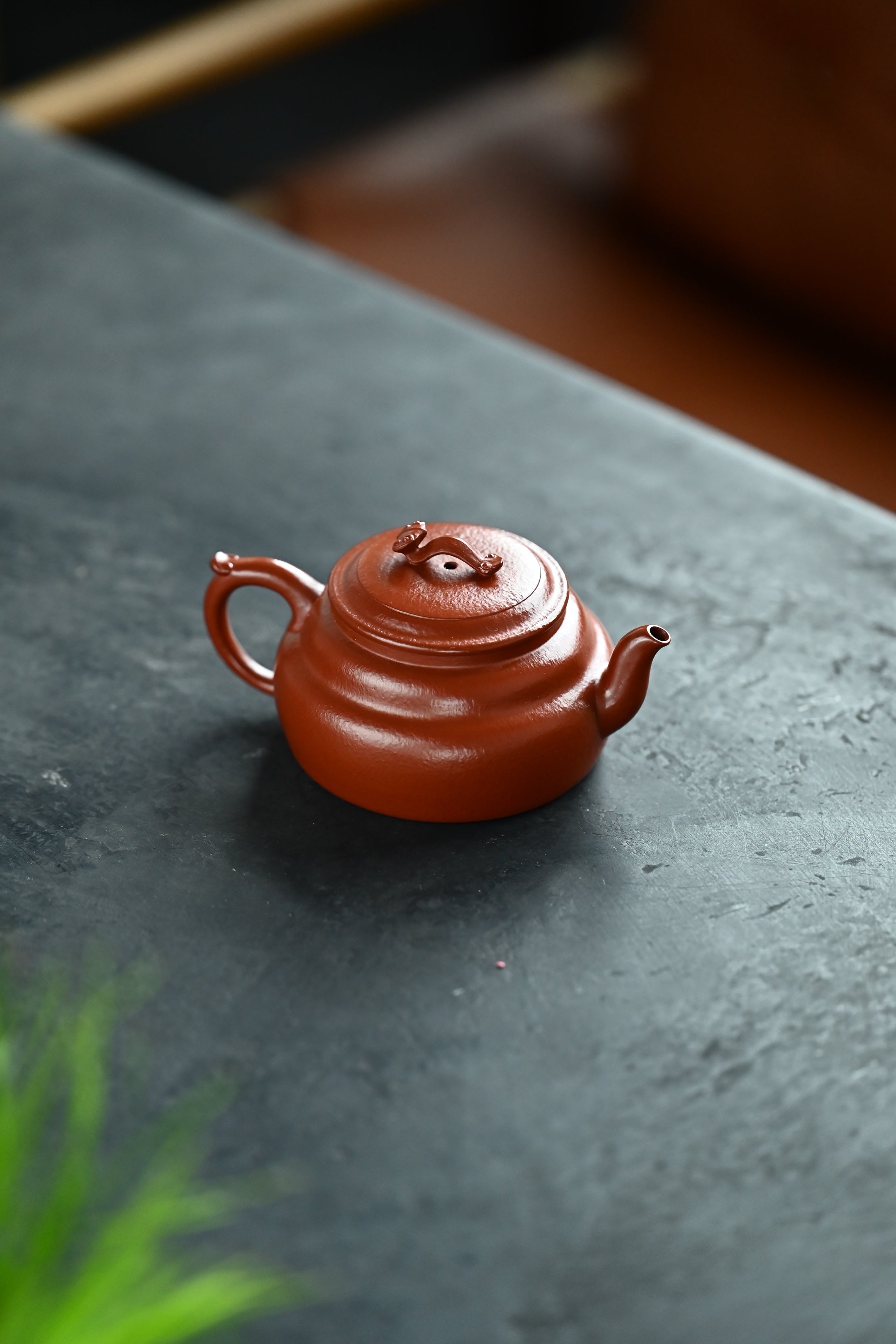 如意连连·全手工 /大拍陶手雷罡作品（师承范伟群）/容量150cc/家藏朱泥