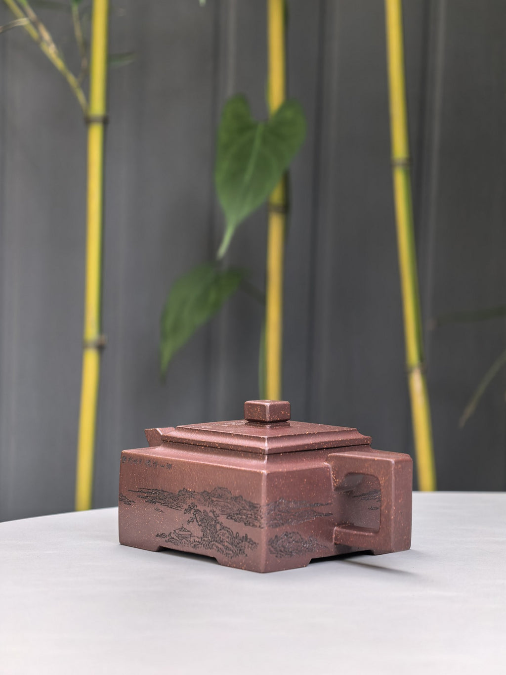 宏林山水·礼藏天下｜陈宏林大师传世巅峰臻品【方山逸士壶】原矿极品紫泥·300cc
