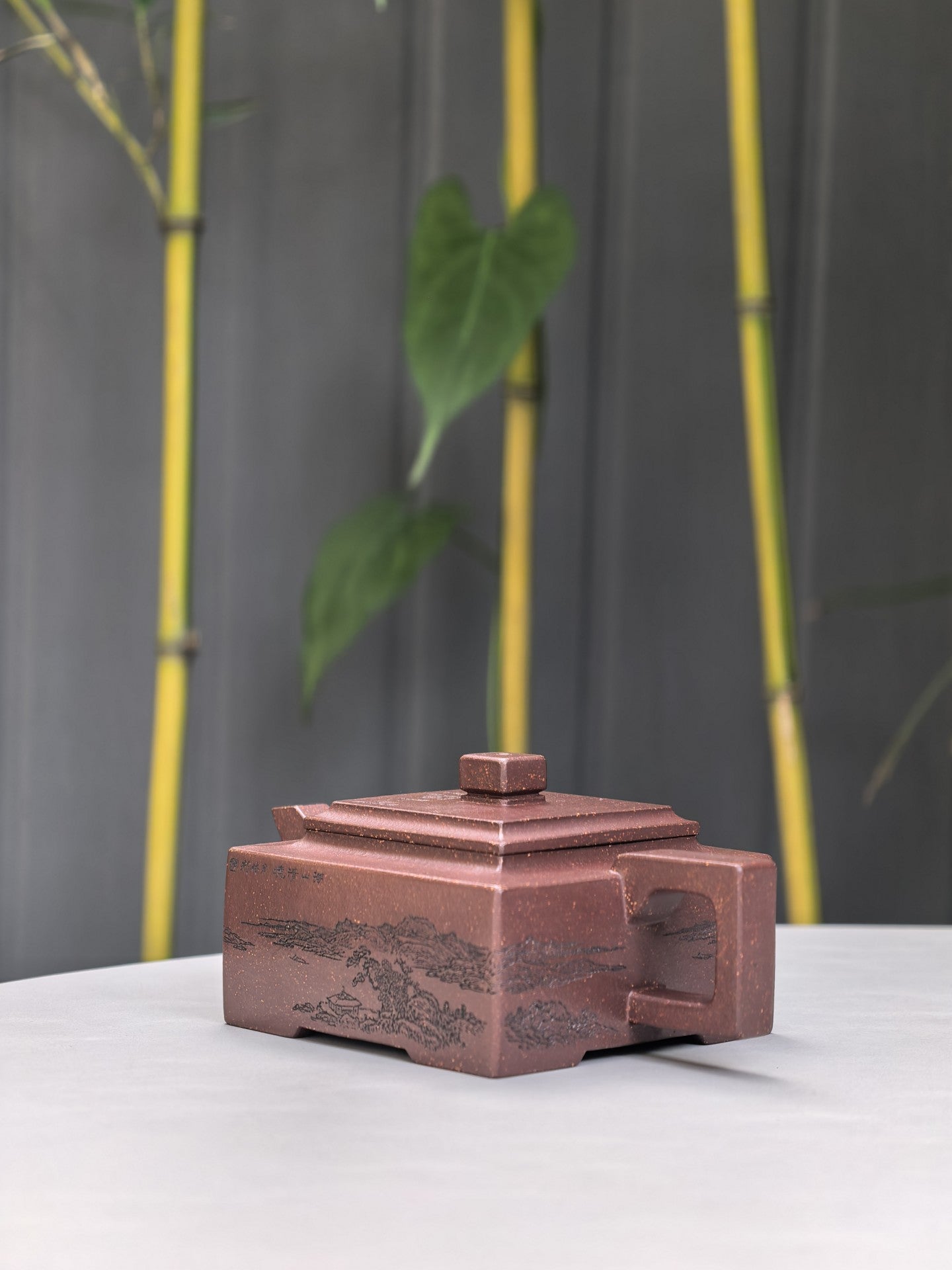 宏林山水·礼藏天下｜陈宏林大师传世巅峰臻品【方山逸士壶】原矿极品紫泥·300cc