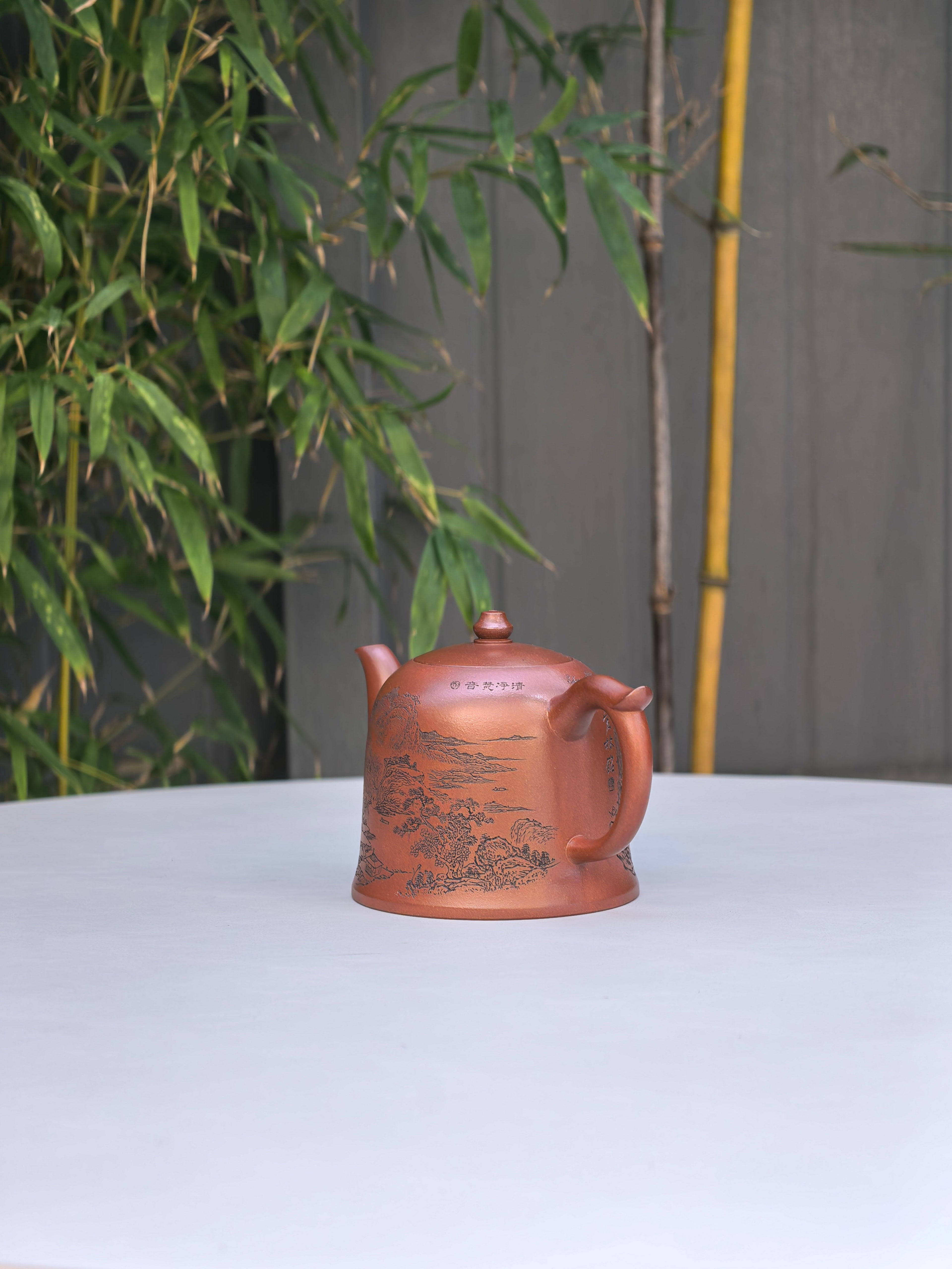 宏林山水·礼藏天下｜陈宏林大师传世巅峰臻品【观心承福壶】原矿极品底槽清·480cc