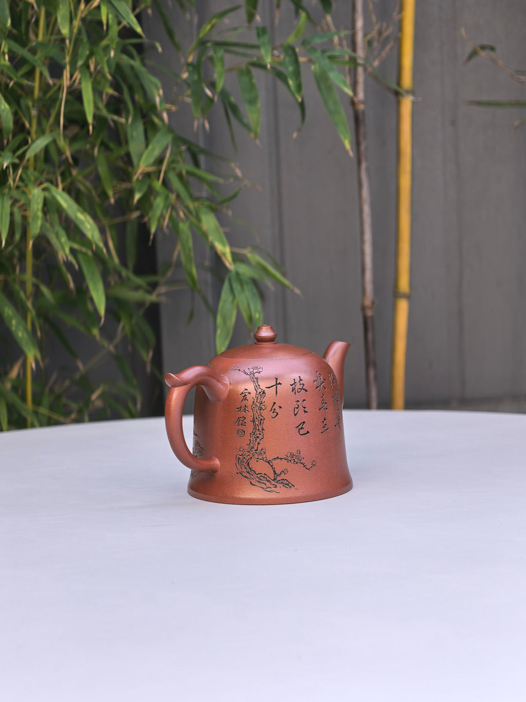 宏林山水·礼藏天下｜陈宏林大师传世巅峰臻品【观心承福壶】原矿极品底槽清·480cc