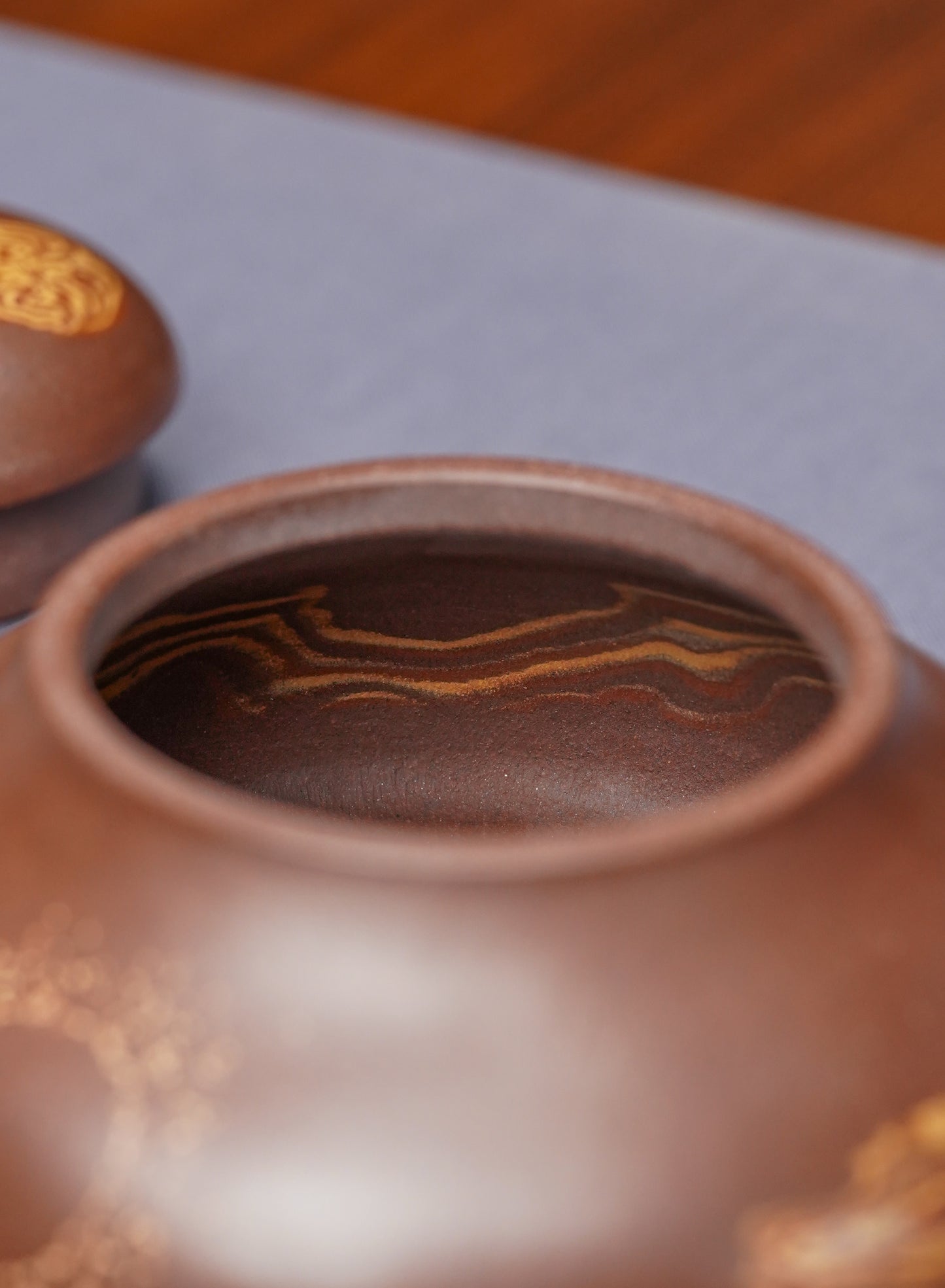 范泽锋大师高徒·省大师邱爽紫砂潜力重器【鸿运当头壶】原矿优质老紫泥·180cc