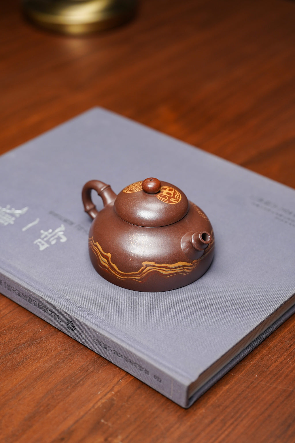 范泽锋大师高徒·省大师邱爽紫砂潜力重器【鸿运当头壶】原矿优质老紫泥·180cc