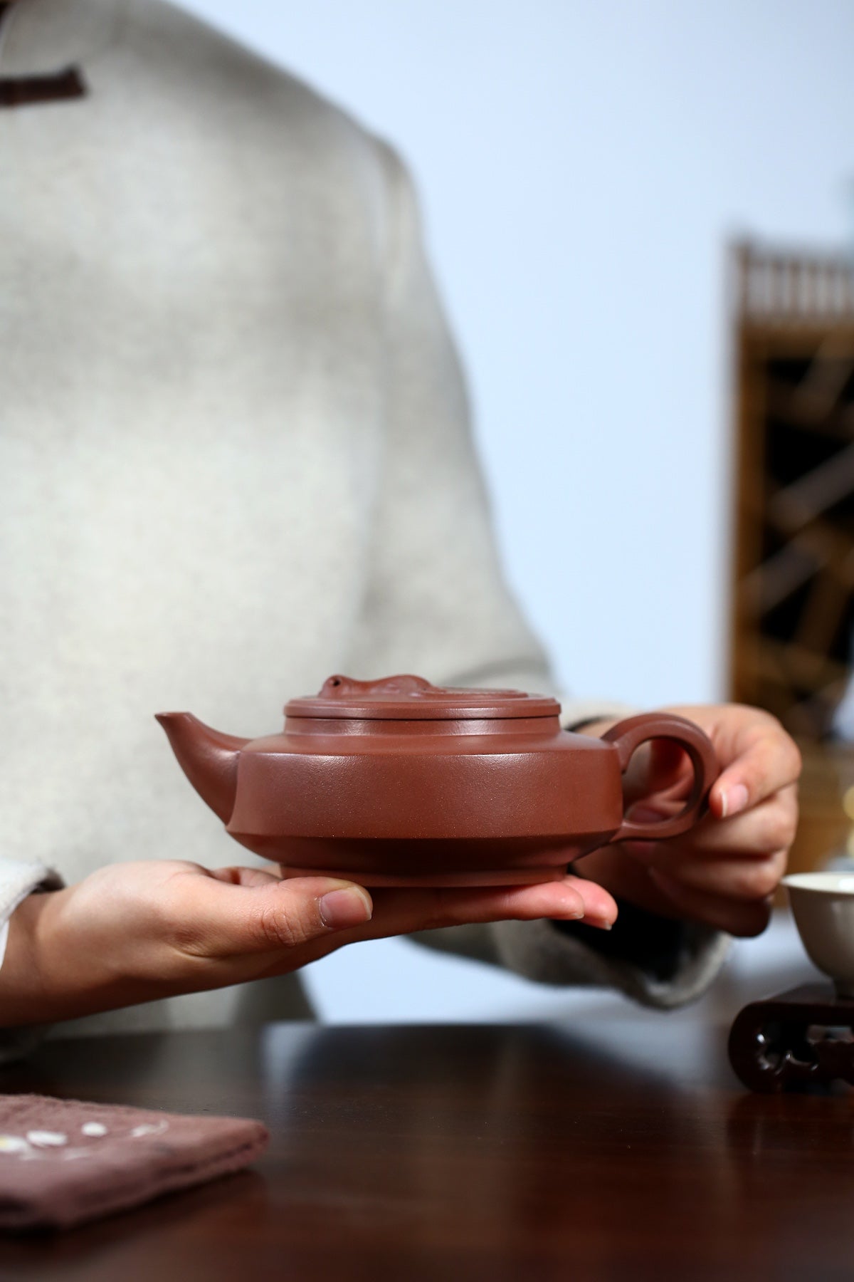 【牛气冲天】收藏重器｜艺师手制，礼赠臻品 工艺美术师 潘老师｜原矿优质底槽青｜350cc