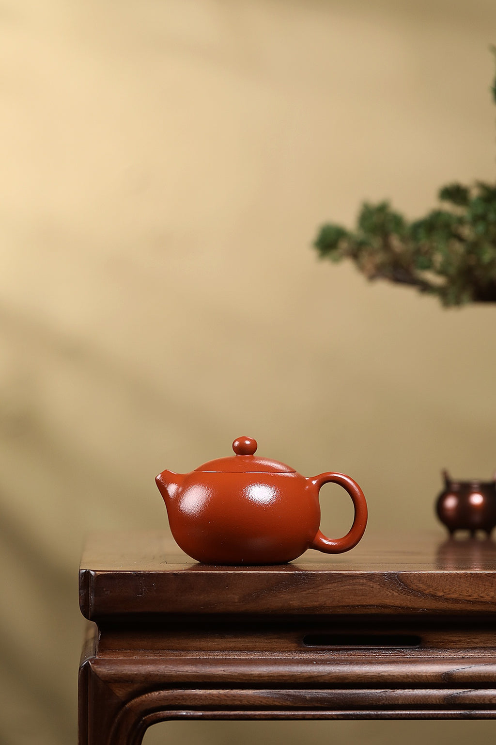 原矿紫砂高品质套组，好料好工黄金容量《西施套组》一壶四杯 家藏极品朱泥·200cc实力派陶艺家·杨菲