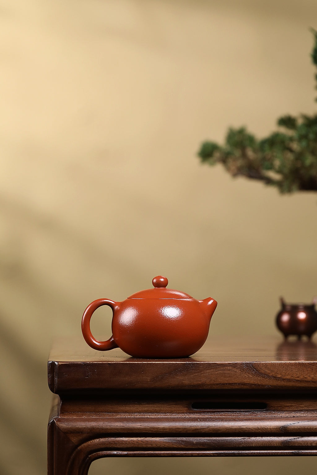 原矿紫砂高品质套组，好料好工黄金容量《西施套组》一壶四杯 家藏极品朱泥·200cc实力派陶艺家·杨菲