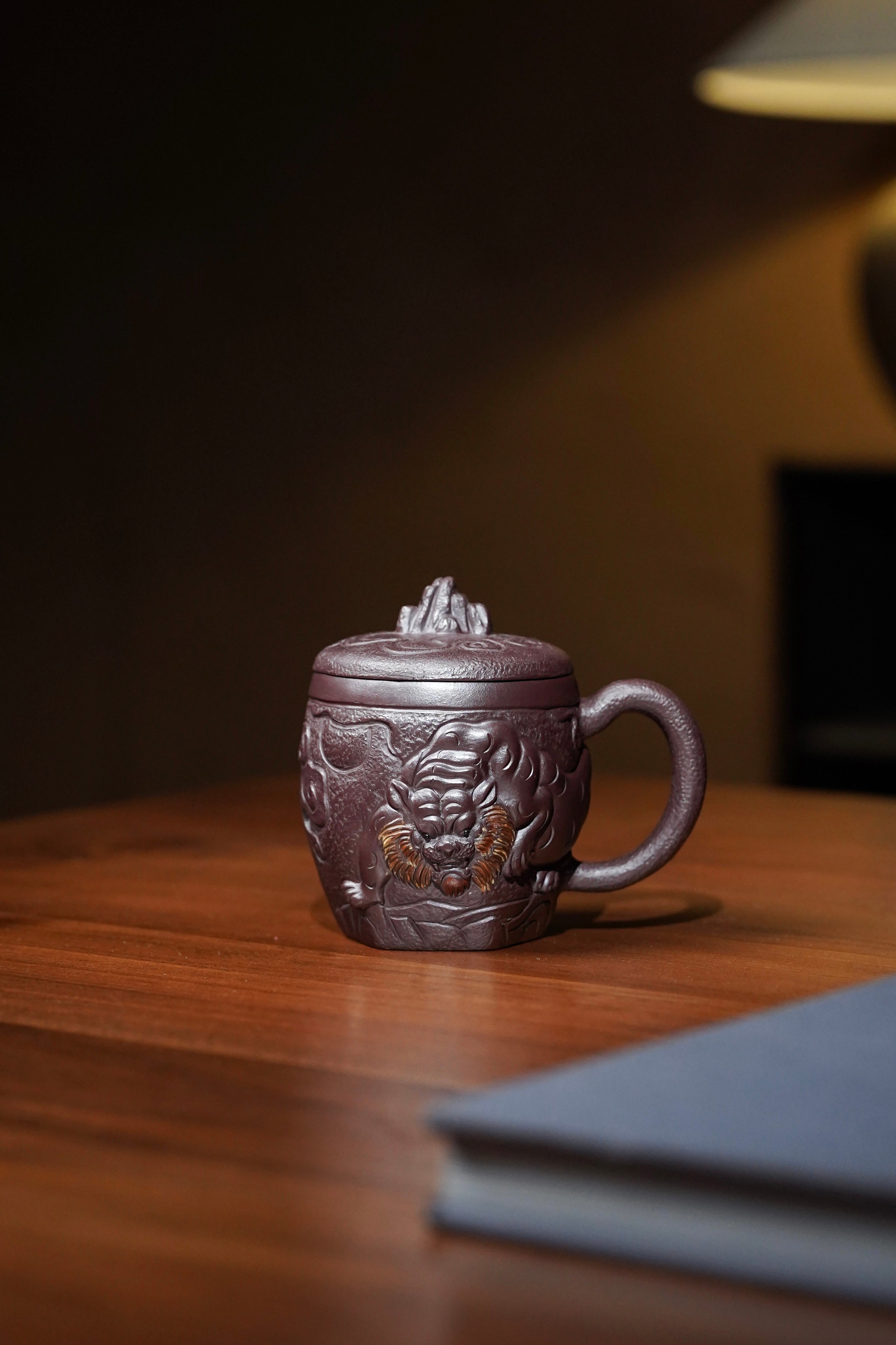 特惠福利价🔥原创紫砂盖杯【四大神兽】主人杯，办公杯，高性价比精品，限时福利价💰（单个价）