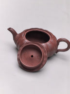 超级小南瓜（双色款）·70CC精品把玩器，内推球孔 手工制作·高端茶客必备 小草书文气十足 原矿老紫泥
