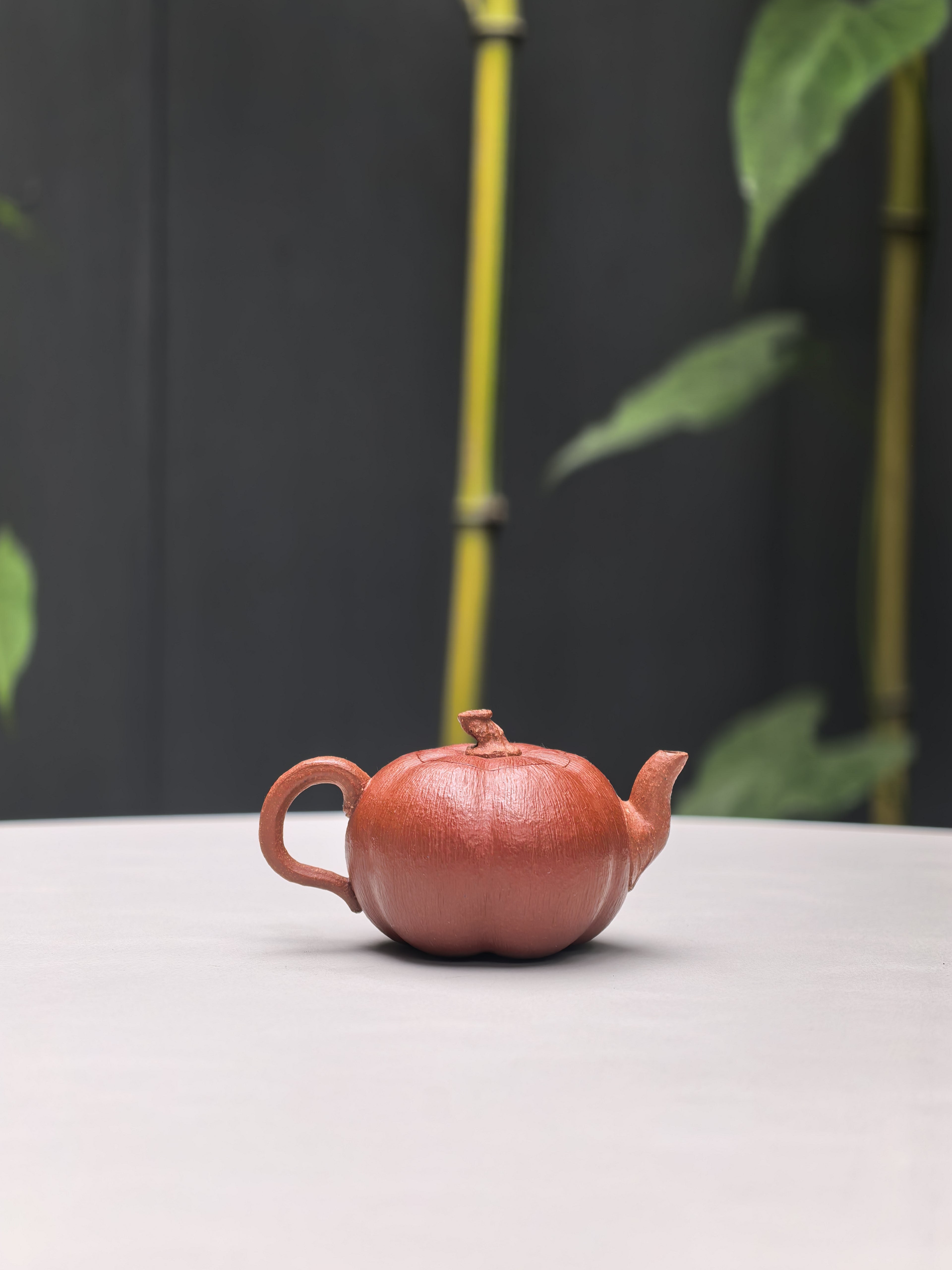 超级小南瓜·60cc 精品把玩 堪堪一握 上手出彩 原矿朱泥 肌理细腻 精巧可爱 口盖严实合缝 花器精品