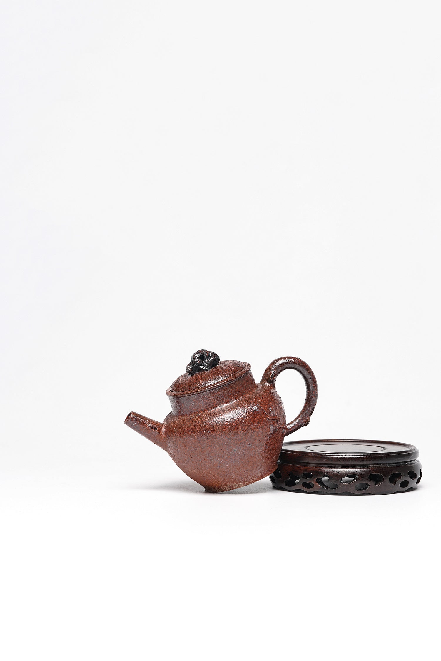 《梅香壶》窑宝级柴烧精品佳作！ ——原矿极品段泥柴烧·180cc ——实力派陶艺家·蒋淑霞