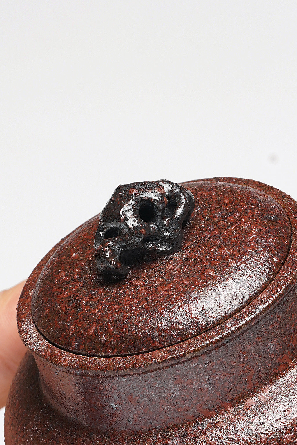《梅香壶》窑宝级柴烧精品佳作！ ——原矿极品段泥柴烧·180cc ——实力派陶艺家·蒋淑霞