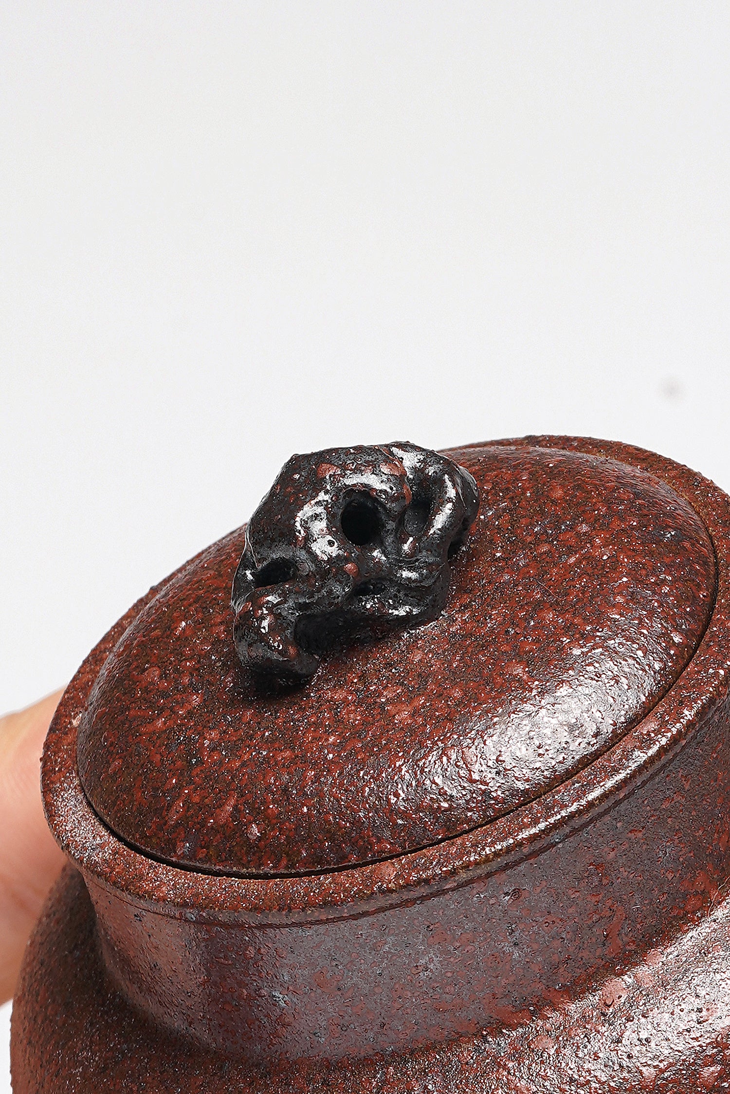 《梅香壶》窑宝级柴烧精品佳作！ ——原矿极品段泥柴烧·180cc ——实力派陶艺家·蒋淑霞