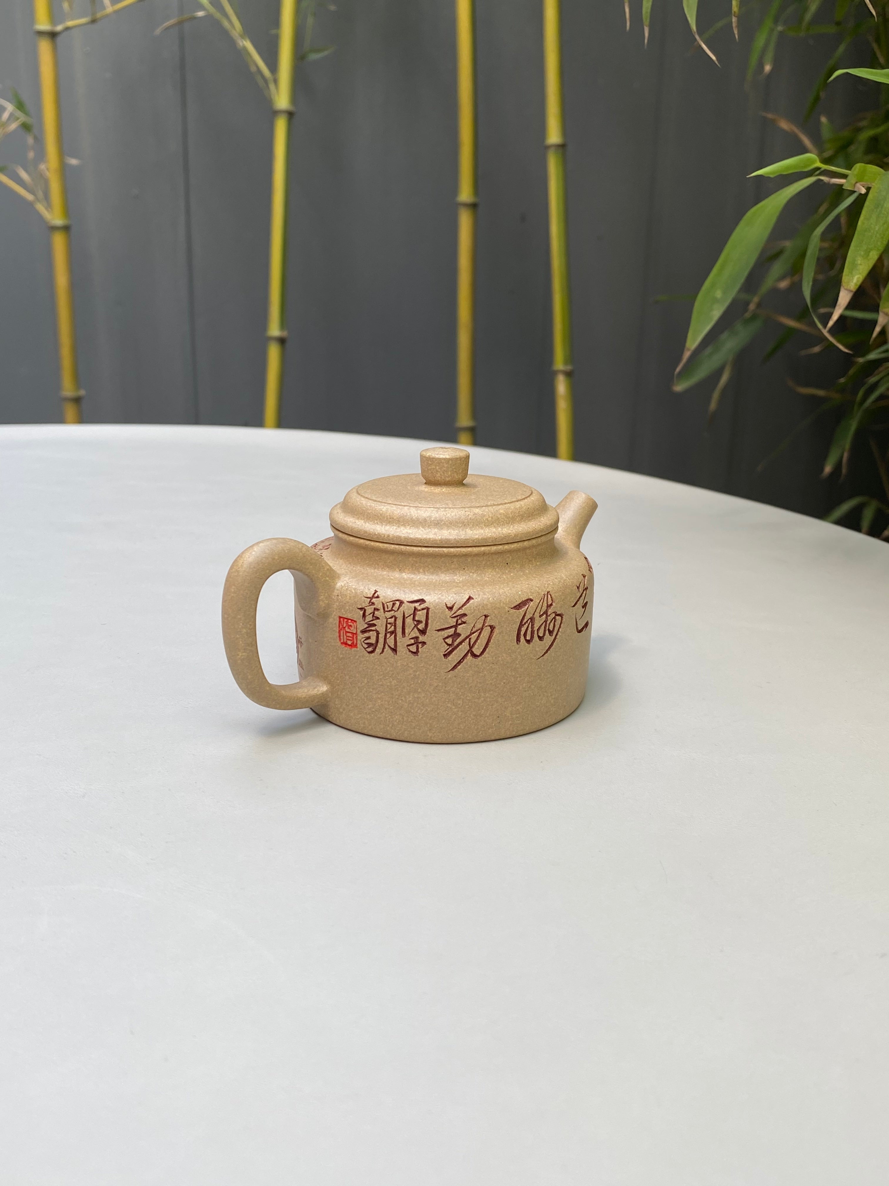 新品❤️中华神刀·刻绘巅峰 🇨🇳杨喜雨大师顶流臻品《德钟壶》原矿极品段泥·130cc