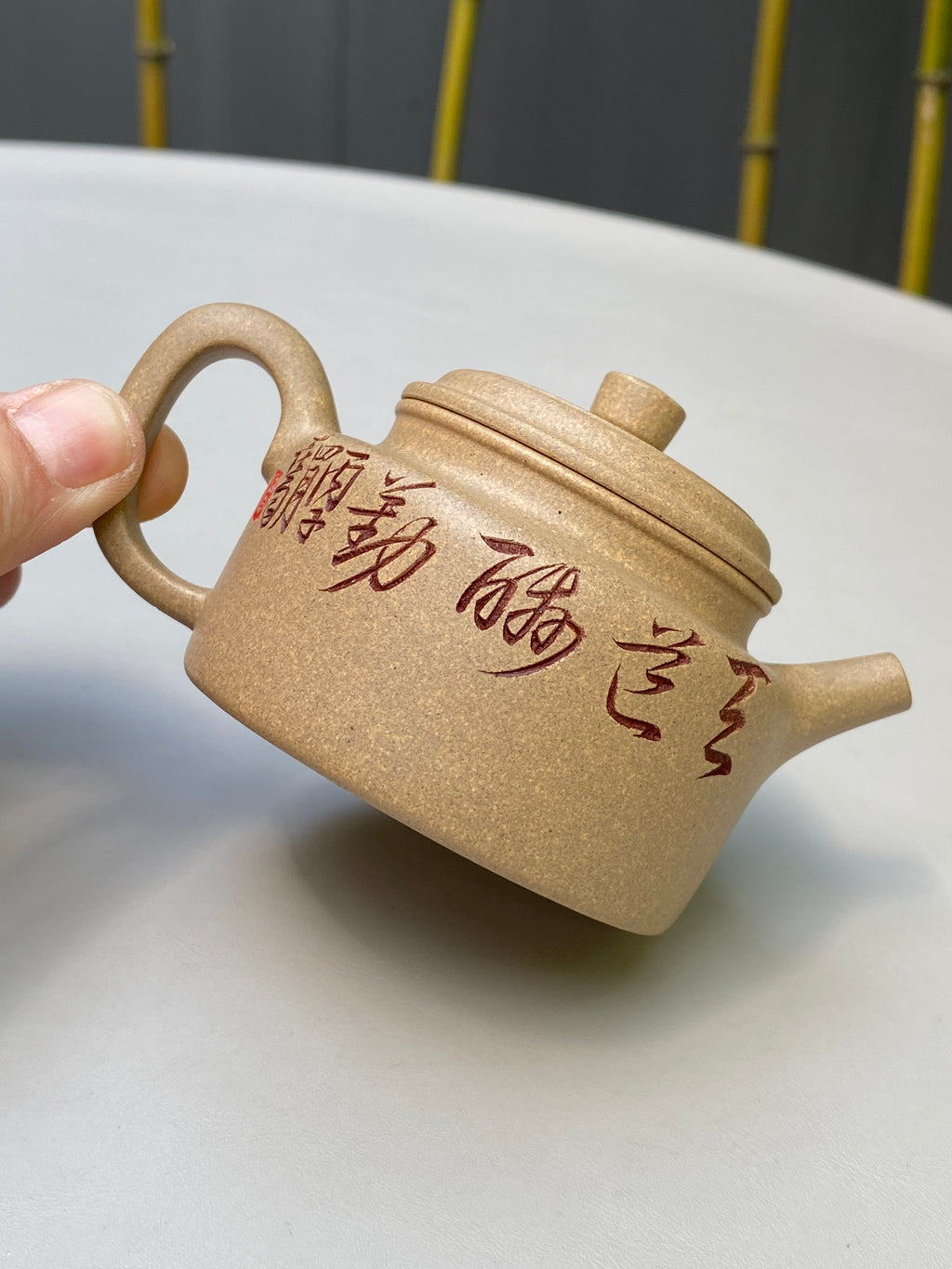 新品❤️中华神刀·刻绘巅峰 🇨🇳杨喜雨大师顶流臻品《德钟壶》原矿极品段泥·130cc