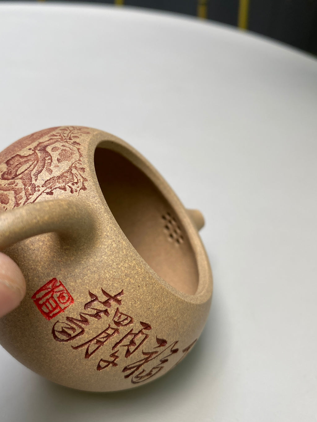 新品❤️中华神刀·刻绘巅峰 🇨🇳杨喜雨大师顶流臻品《西施壶》原矿极品段泥·160cc