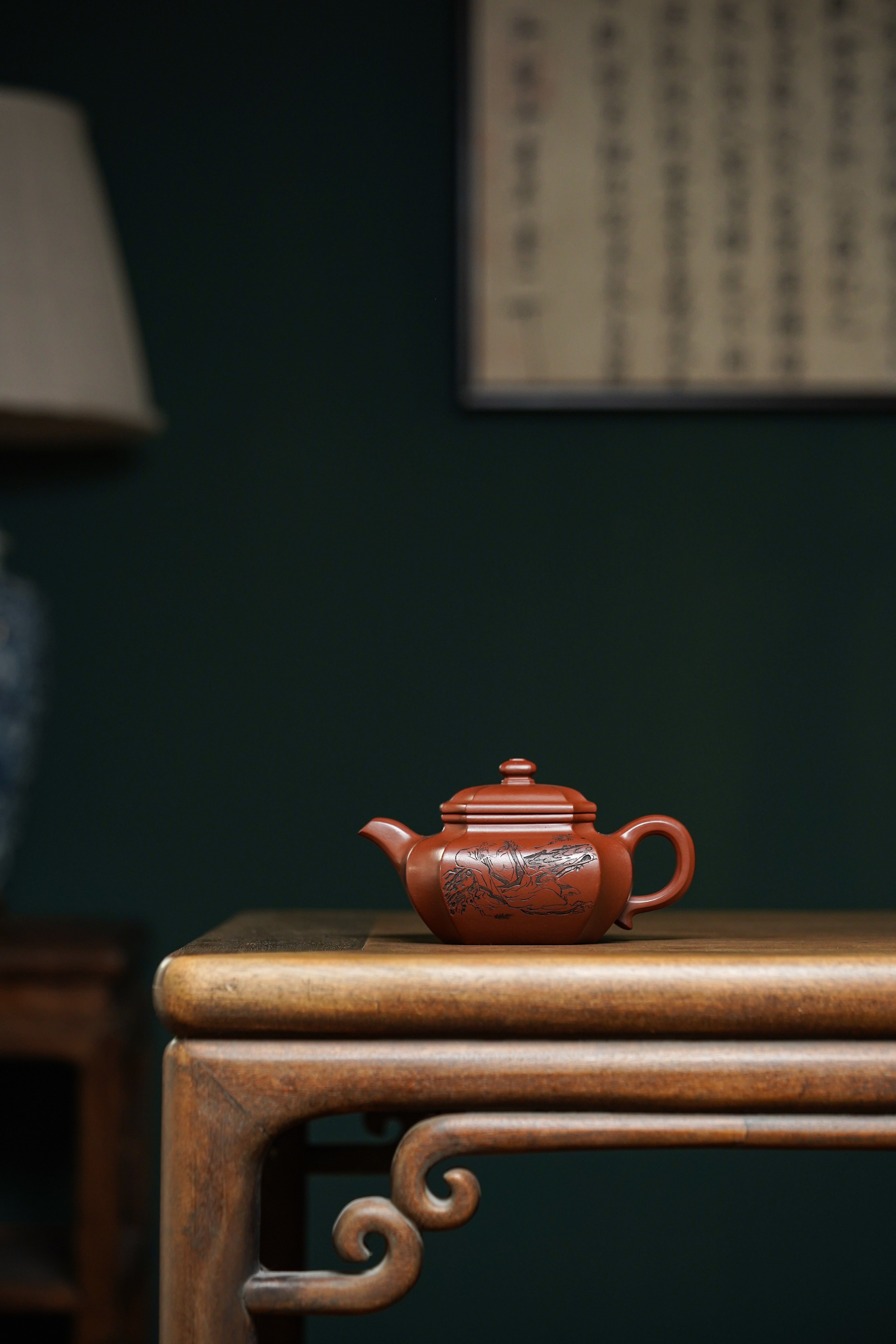 国大师李昌鸿·臻品福利🧧紫砂泰斗顾景舟传承·双国大师之作【四方抽角仿古壶】原矿优质清水泥·330cc