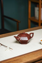 国大师李昌鸿·臻品福利🧧紫砂泰斗顾景舟传承·双国大师之作【六方汉云壶】原矿优质底槽清·490cc