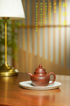 国大师李昌鸿·臻品福利🧧紫砂泰斗顾景舟传承·双国大师之作【掇球壶】原矿优质陈腐清水泥·170cc