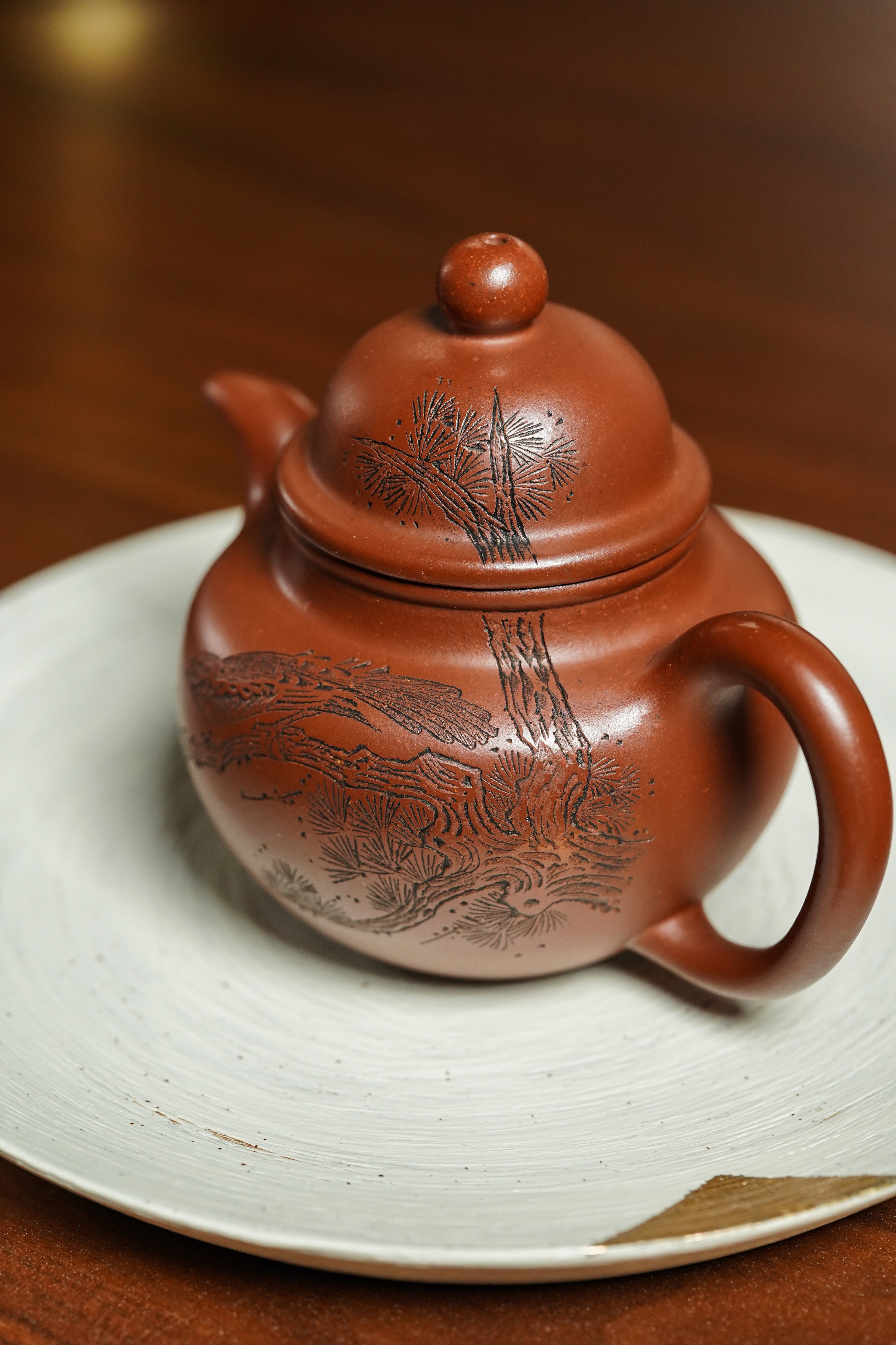 国大师李昌鸿·臻品福利🧧紫砂泰斗顾景舟传承·双国大师之作【掇球壶】原矿优质陈腐清水泥·170cc