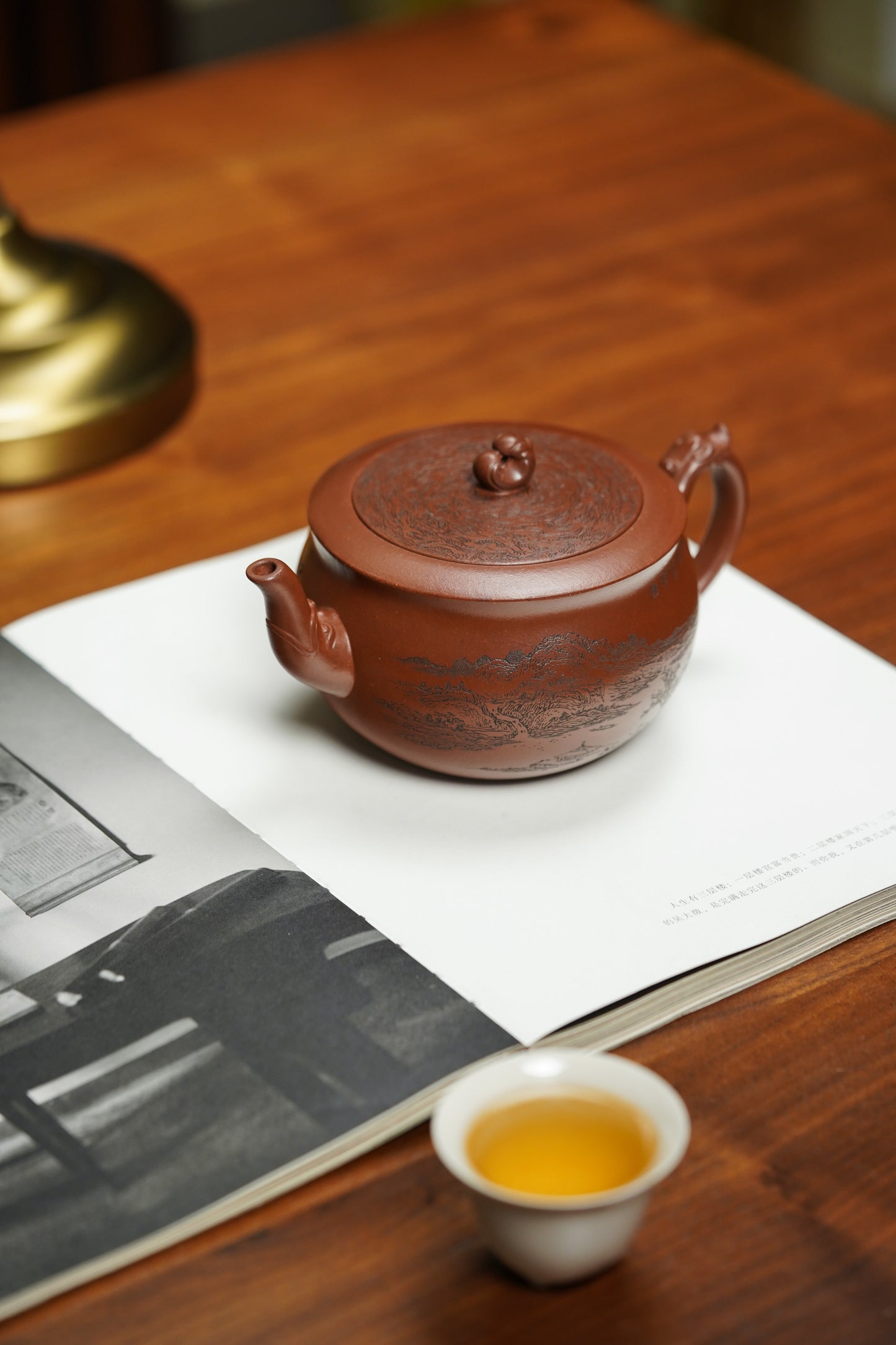 宏林山水·礼藏天下｜陈宏林大师传世巅峰臻品【苍龙观山壶】原矿极品底槽清·480cc