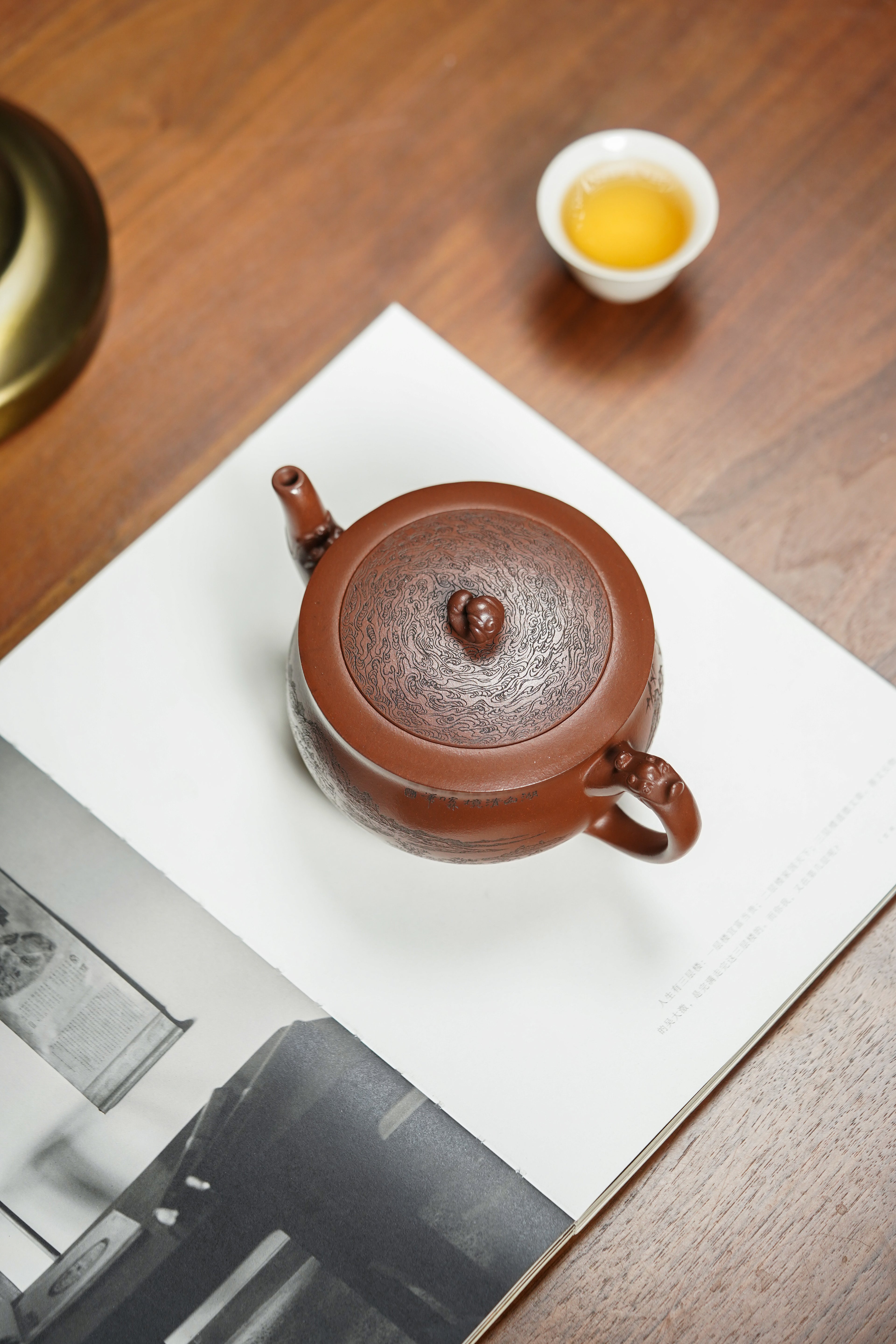 宏林山水·礼藏天下｜陈宏林大师传世巅峰臻品【苍龙观山壶】原矿极品底槽清·480cc