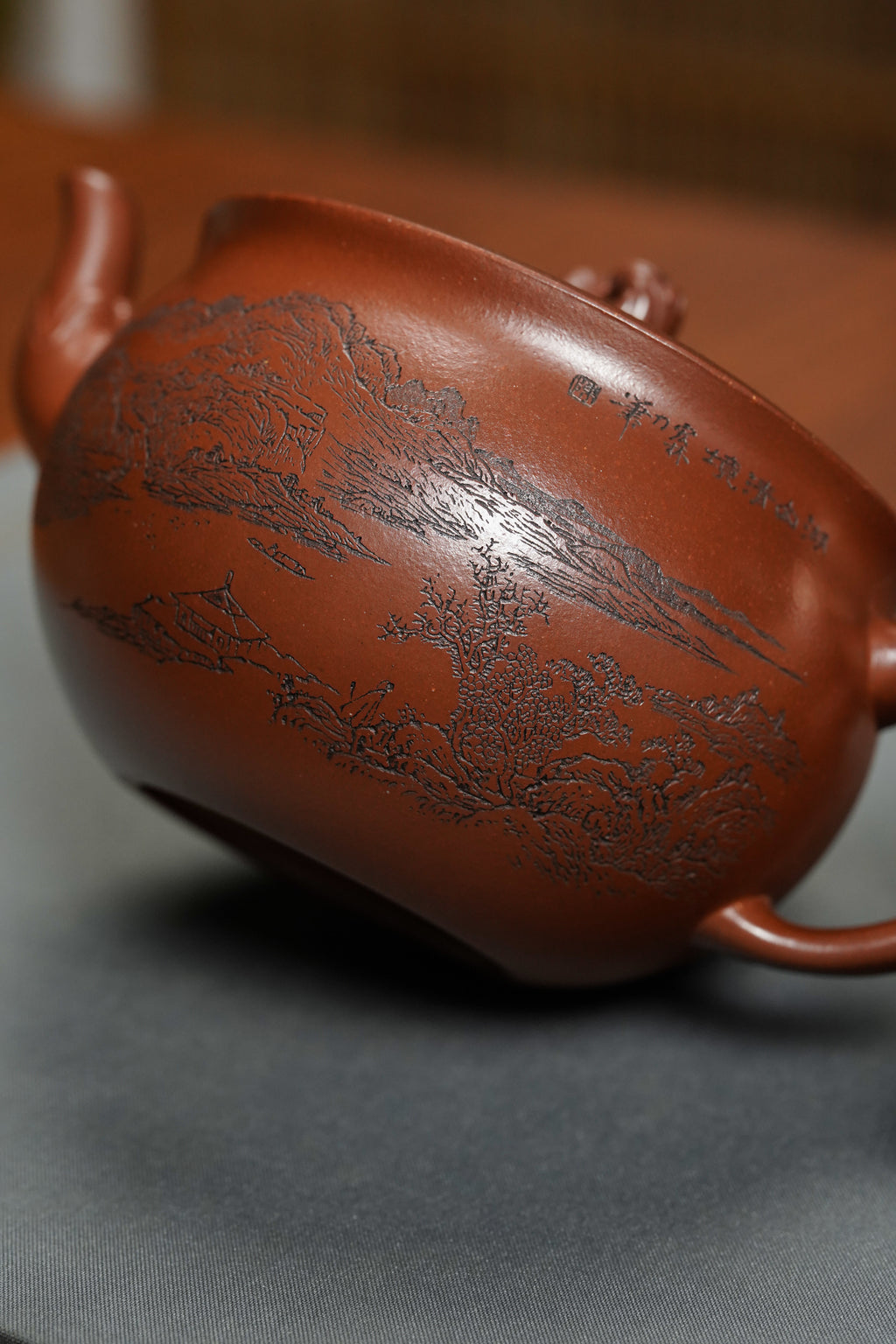 宏林山水·礼藏天下｜陈宏林大师传世巅峰臻品【苍龙观山壶】原矿极品底槽清·480cc