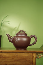 7000CC超大品👍范泽锋大师高徒·省大师邱爽紫砂潜力重器【大竹报春】原矿优质老紫泥