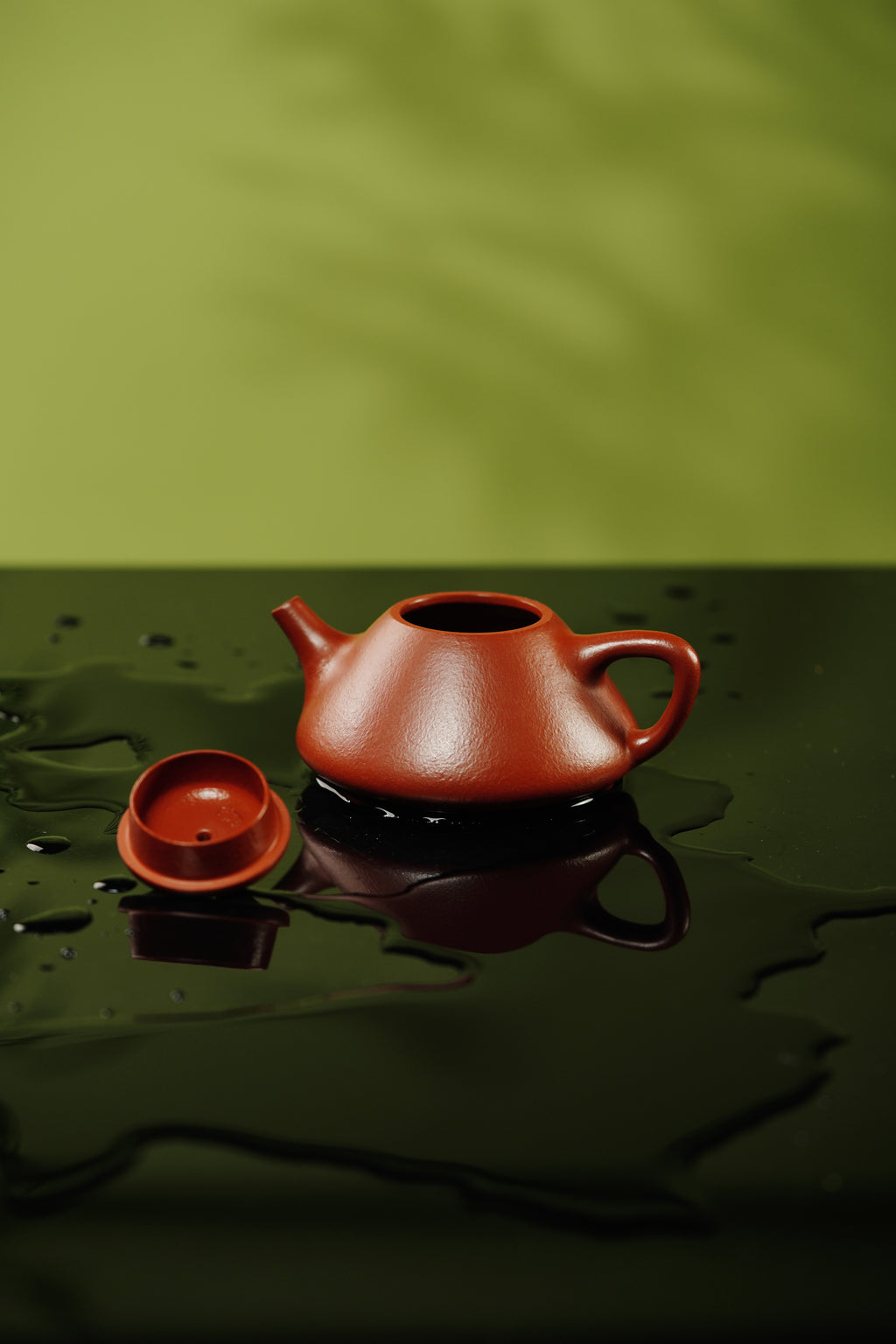 范泽锋大师高徒·省大师邱爽紫砂潜力重器【子冶石瓢壶】原矿优质粗砂朱泥·170cc