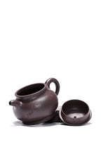 紫砂珍藏级精品｜省大师吴培林高徒·王雅丽 制【潘壶】世家传承·精工之作 原矿大水潭天青泥·350cc