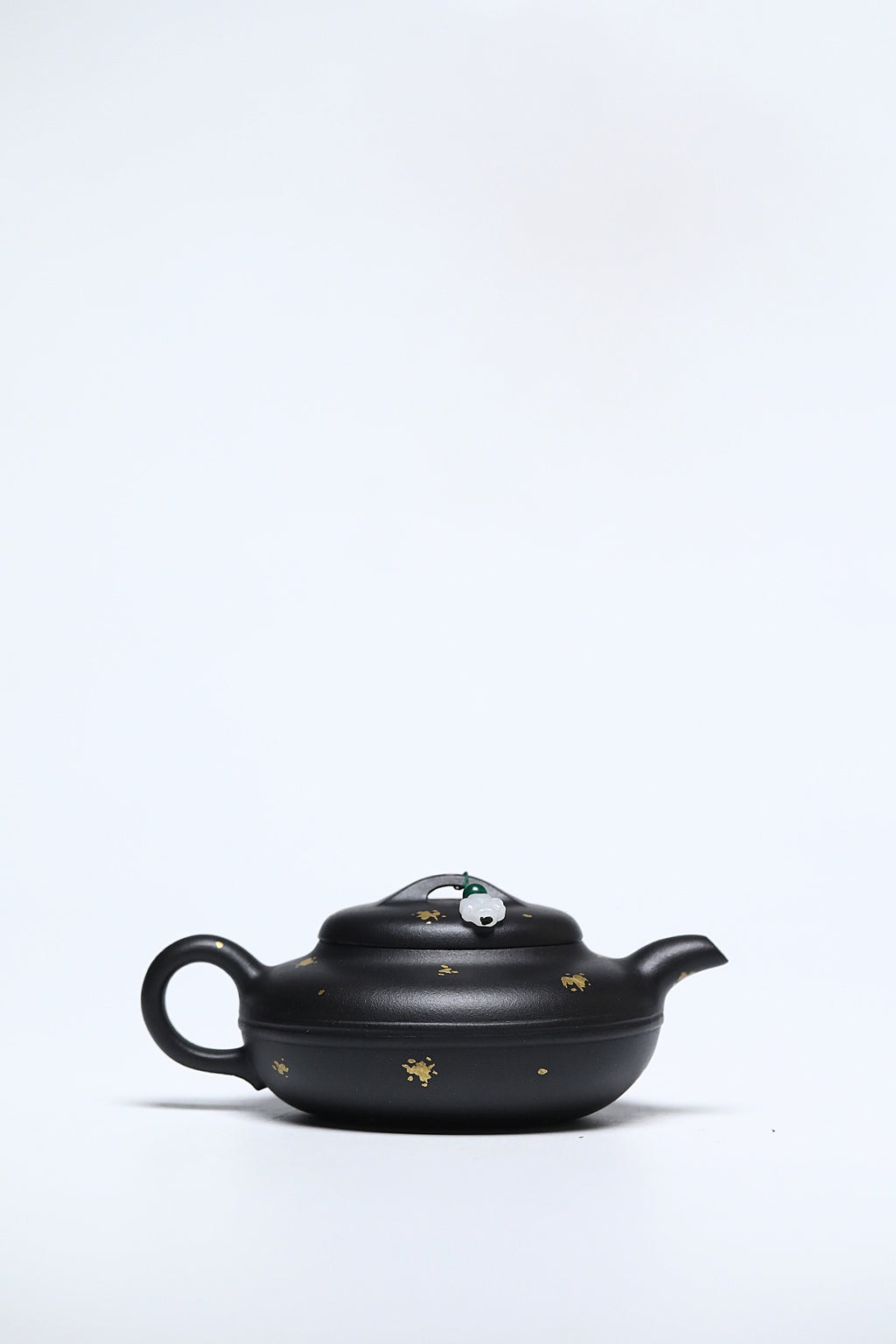 紫砂重器·椭圆线圆｜蒋诗情原矿底槽清还原烧·洒金雅器｜巅峰力作 原矿底槽清还原烧·160cc