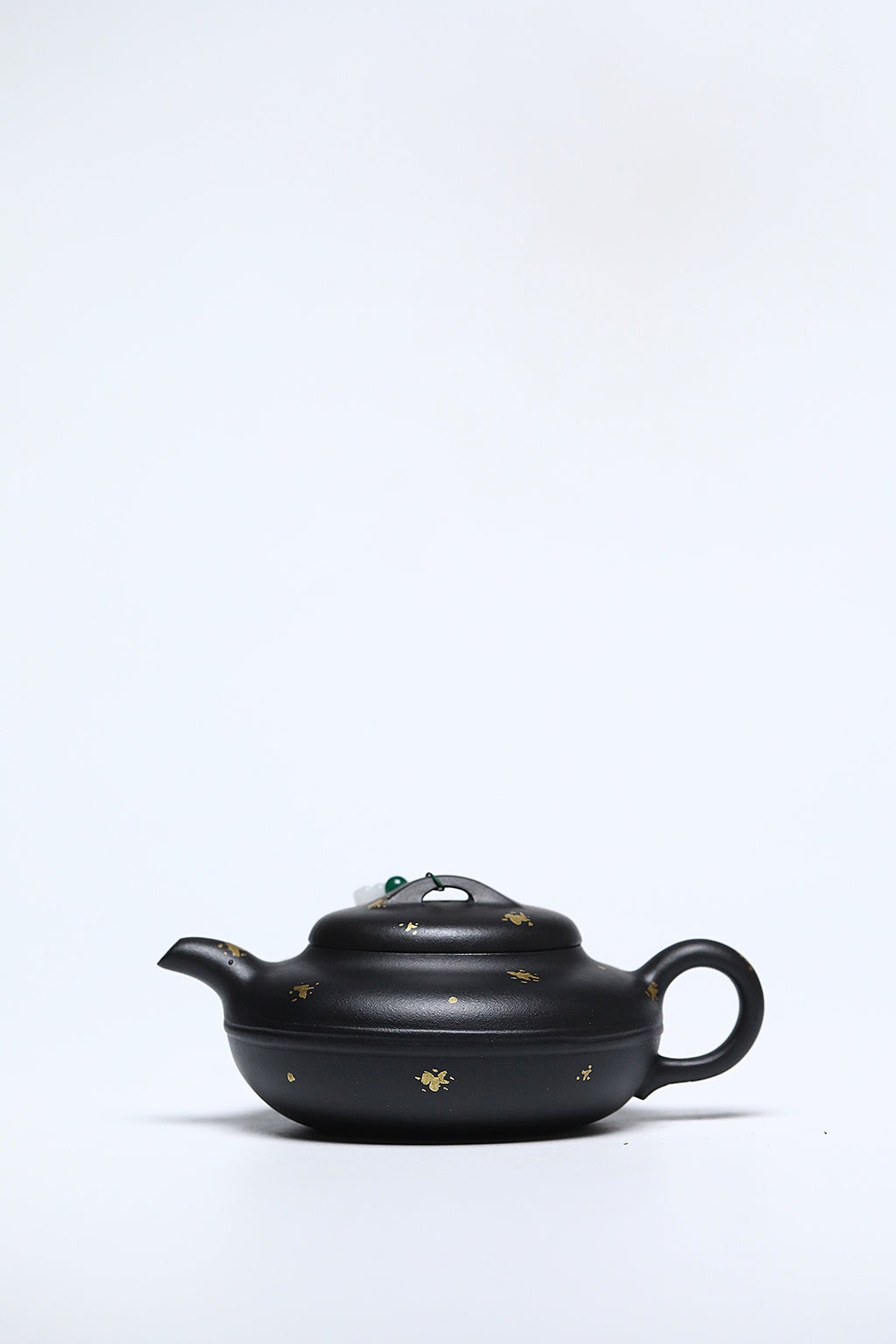 紫砂重器·椭圆线圆｜蒋诗情原矿底槽清还原烧·洒金雅器｜巅峰力作 原矿底槽清还原烧·160cc