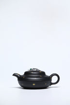 紫砂重器·椭圆线圆｜蒋诗情原矿底槽清还原烧·洒金雅器｜巅峰力作 原矿底槽清还原烧·160cc