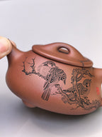 新品❤️中华神刀·刻绘巅峰 杨喜雨大师陶刻巅峰臻品《景舟石瓢壶》原矿极品底槽清·210cc