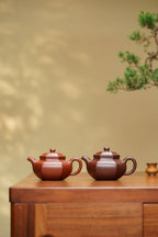 稀世典藏·紫砂孤品｜沈更轶大师薄胎巅峰之作【六方仿古壶】原矿极品老紫泥·200cc