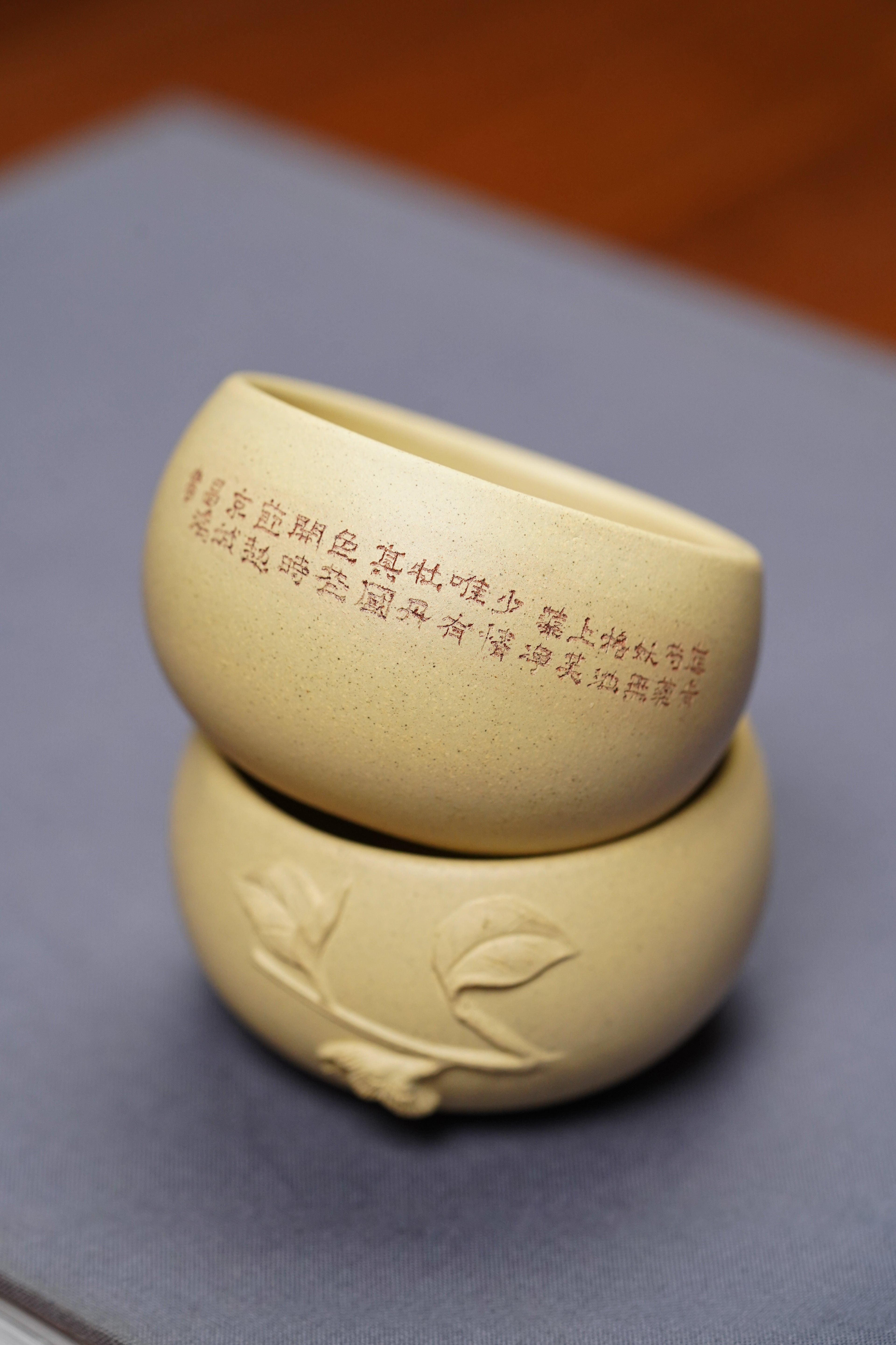 国大师李昌鸿·臻品福利🧧紫砂泰斗顾景舟传承·双国大师之作【牡丹花开套组】原矿优质本山绿·420cc