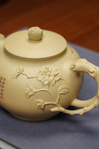 国大师李昌鸿·臻品福利🧧紫砂泰斗顾景舟传承·双国大师之作【牡丹花开套组】原矿优质本山绿·420cc