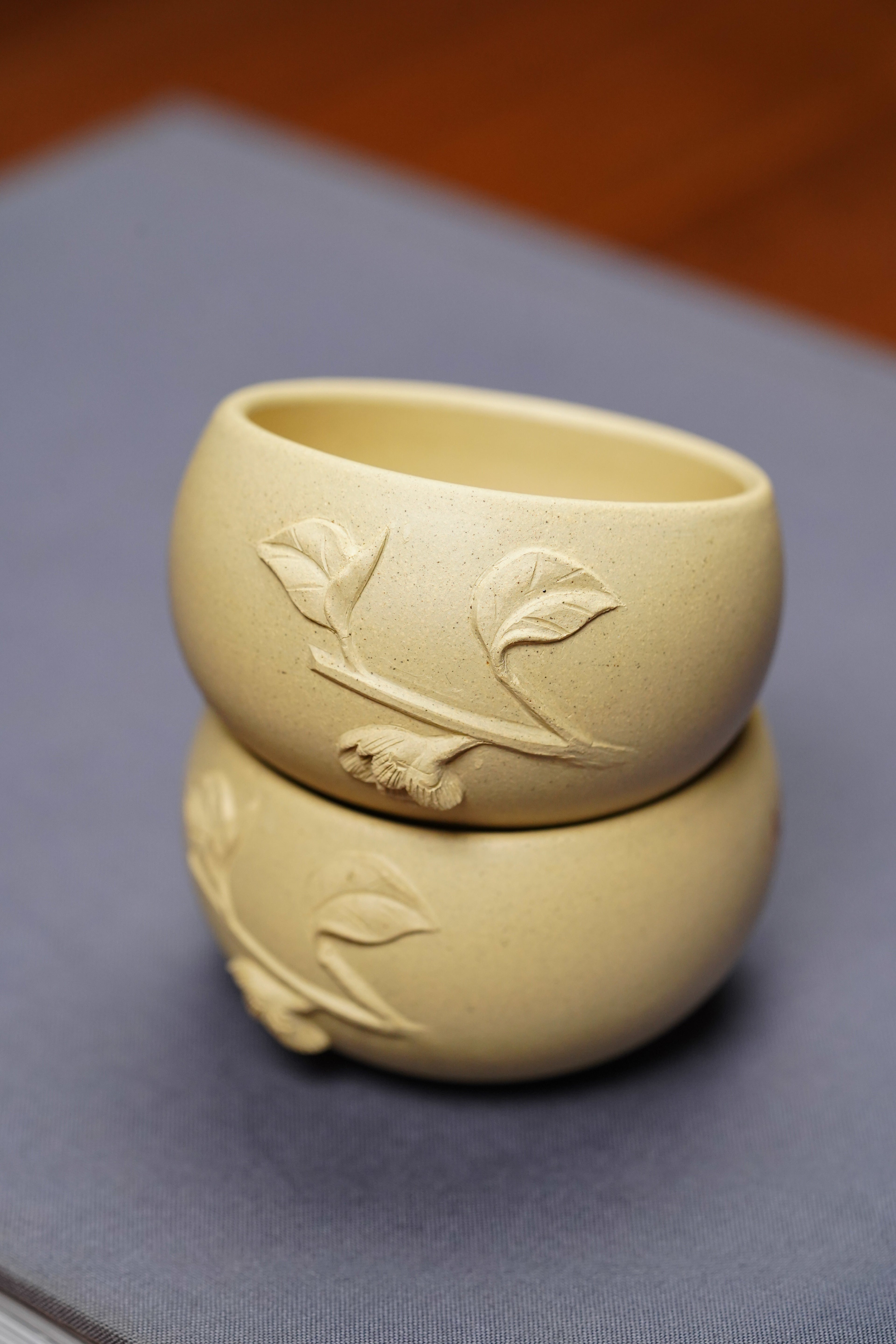 国大师李昌鸿·臻品福利🧧紫砂泰斗顾景舟传承·双国大师之作【牡丹花开套组】原矿优质本山绿·420cc