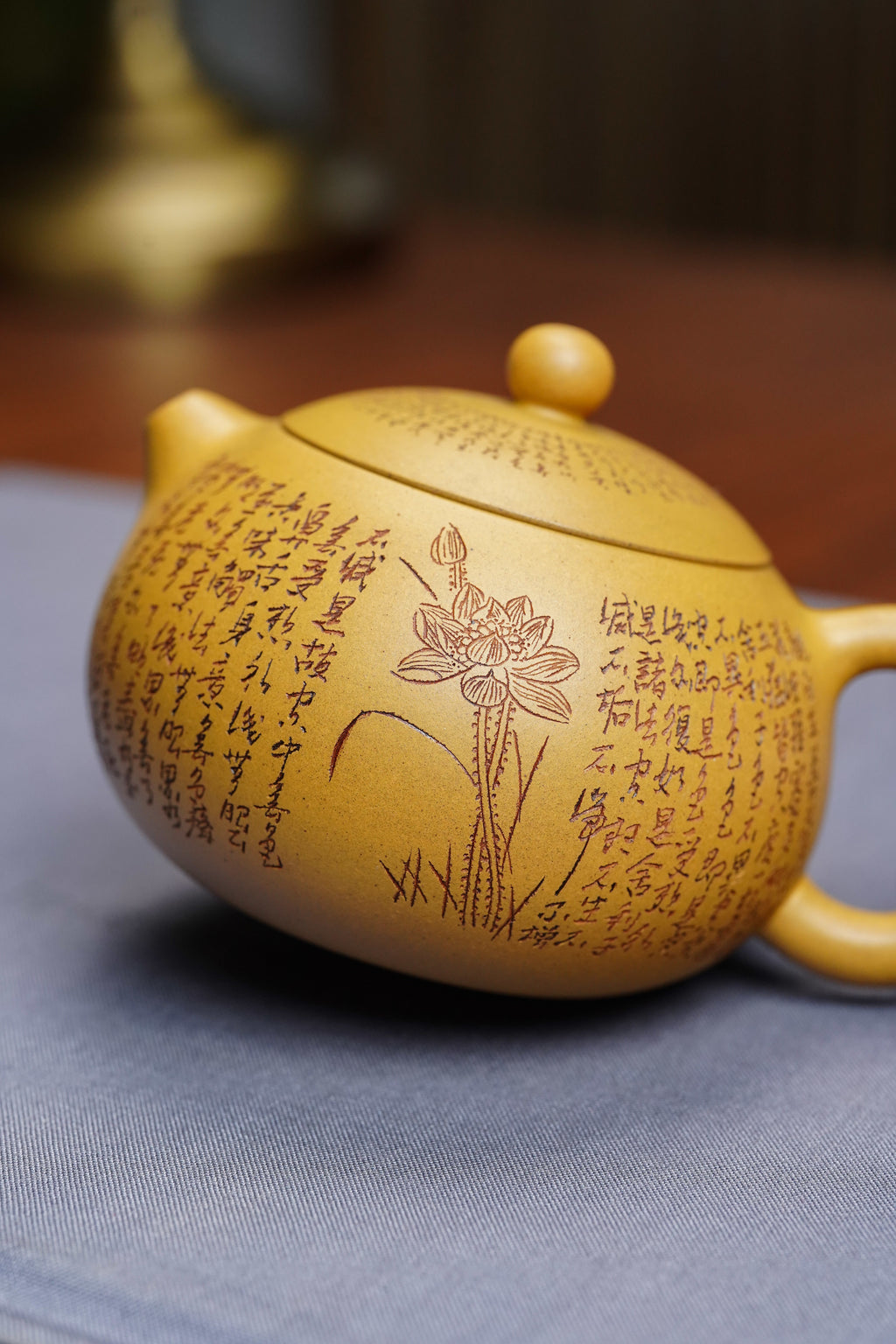 香港大拍31万佳作·紫砂界心经巨匠·郑求标大师恭刻双心经➕吉祥经《六合西施》极具收藏价值重器👍（单个价）