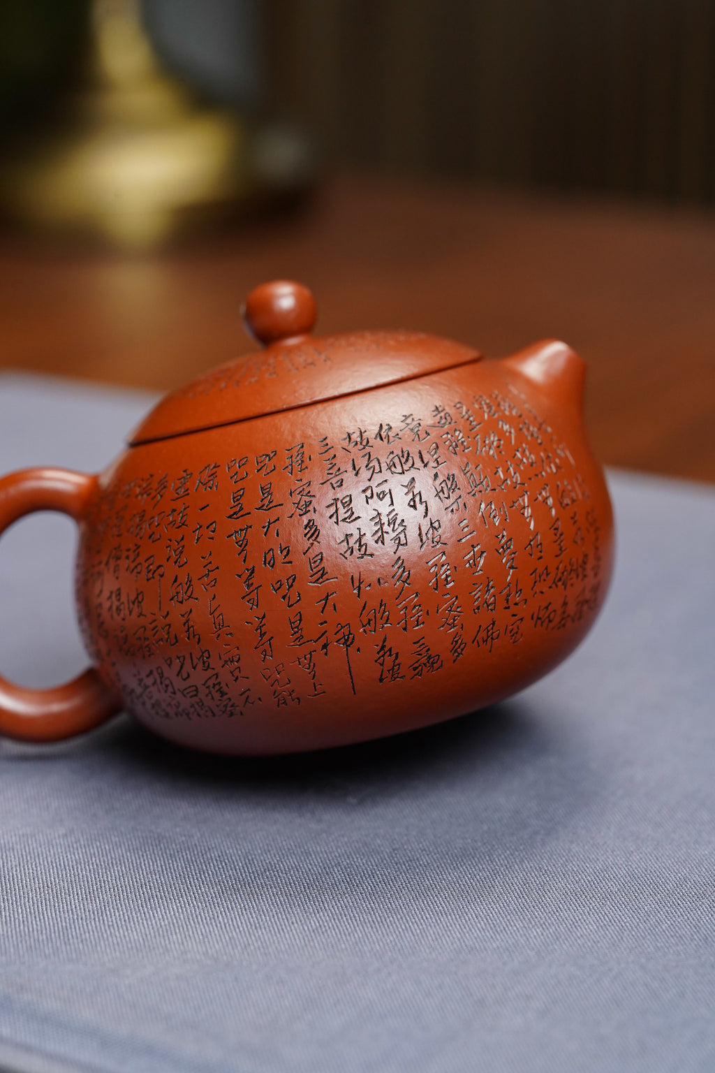 香港大拍31万佳作·紫砂界心经巨匠·郑求标大师恭刻双心经➕吉祥经《六合西施》极具收藏价值重器👍（单个价）